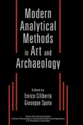 Modern Analytical Methods in Art and Archeology, Vol. 154