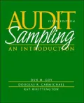 Audit Sampling : An Introduction