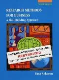 Research Methods for Business A Skill-Building Approach  International Edition Not for Sale ...