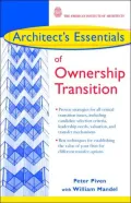 Architect's Essentials Of Ownership Transition, Vol. 1