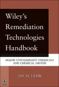 Wiley's Remediation Tecnologies Handbook: Major Contaminant Chemicals and Chemical Groups