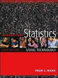 Introductory Statistics, Technology Version