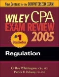 Wiley CPA Examination Review 2005, Regulation