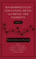 Macromolecules Containing Metal and Metal-Like Elements, Volume 5, Transition Metals