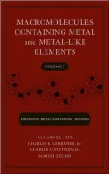 Macromolecules Containing Metal and Metal-Like Elements, Nanoscale Interactions of Metal-Containing Polymers, Vol. 7