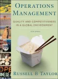 Operations Management: Quality and Competitiveness in a Global Environment