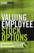Valuing Employee Stock Options (Wiley Finance Series)