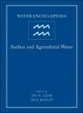 Water Encyclopedia: Surface and Agricultural Water, Vol. 3