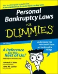 Personal Bankruptcy Laws for Dummies