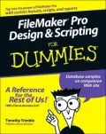 FileMaker Pro Design & Scripting For Dummies
