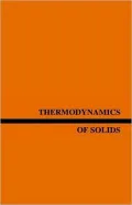 Thermodynamics of Solids