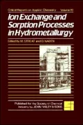 Ion Exchange and Sorption Processes in Hydrometallurgy