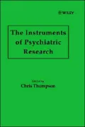 The Instruments of Psychiatric Research