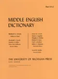 Middle English Dictionary : X/Y/Z