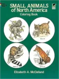 Small Animals of North America Coloring Book