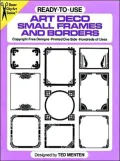Ready-to-Use Art Deco Small Frames and Borders
