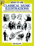Ready-To-Use Classical Music Illustrations Copyright-Free Designs, Printed One Side, Hundred...