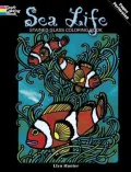 Sea Life Stained Glass Coloring Book