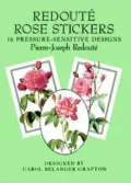 Redoute Rose Stickers : 16 Pressure-Sensitive Designs