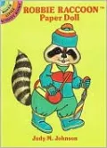 Robbie Raccoon Paper Doll