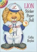 Lion Sticker Paper Doll