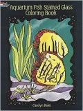 Aquarium Fish Stained Glass Coloring Book