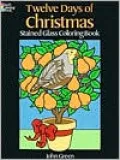 Twelve Days of Christmas Stained Glass Coloring Book