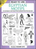 Ready-to-Use Egyptian Motifs: 370 Different Copyright-Free Designs Printed One Side