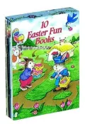 Book cover of 10 Easter Fun Books: Stickers, Stencils, Tattoos and More