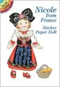Nicole from France Sticker Paper Doll