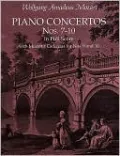 Piano Concertos Nos. 7-10 in Full Score: With Mozart's Cadenzas for Nos. 7 and 9