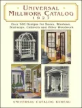 Universal Millwork Catalog, 1927 (Dover Pictorial Archive Ser.)