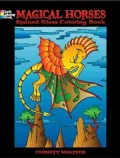 Magical Horses Stained Glass Coloring Book