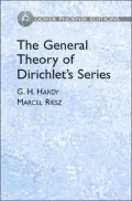 The General Theory of Dirichlet's Series