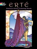 Erte Stained Glass Coloring Book