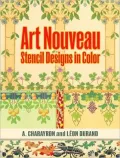 Art Nouveau Stencil Designs in Color