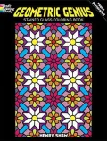 Geometric Genius Stained Glass Coloring Book