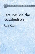 Lectures on the Icosahedron and the Solution of Equations of the Fifth Degree