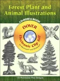 Forest Plant and Animal Illustrations (Dover Electronic Clip Art Series)