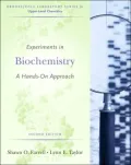 Experiments in Biochemistry: A Hands-on Approach