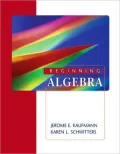 Beginning Algebra, 1st Edition