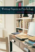 Writing Papers in Psychology, 8th Edition