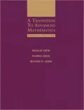 A Transition to Advanced Mathematics