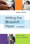 Writing the Research Paper: A Handbook