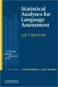 Statistical Analysis for Language Assessment(Cambridge Language Assessment Series)