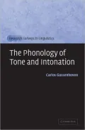 The Phonology of Tone and Intonation
