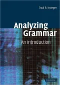 Analyzing Grammar