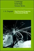 The Electrical Properties of Disordered Metals
