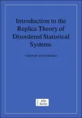 Introduction to the Replica Theory of Disordered Statistical Systems