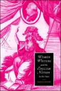 Women writers and the English nation in the 1790s